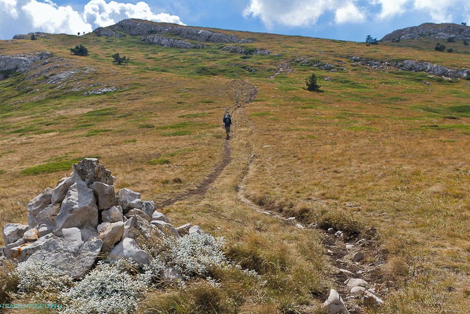 The last climb to Eklizi-Burun