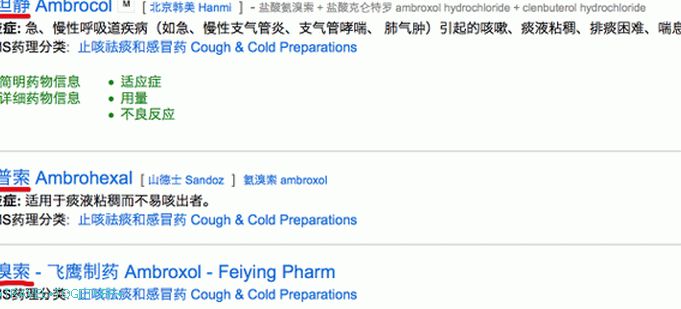 How to treat cough in China - Ambroxol-based drugs