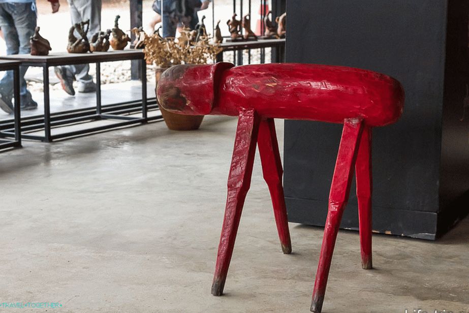 Stool in the kitchen