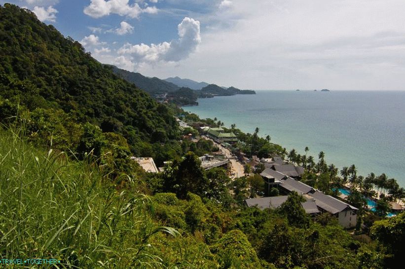 View of White Sand Beach