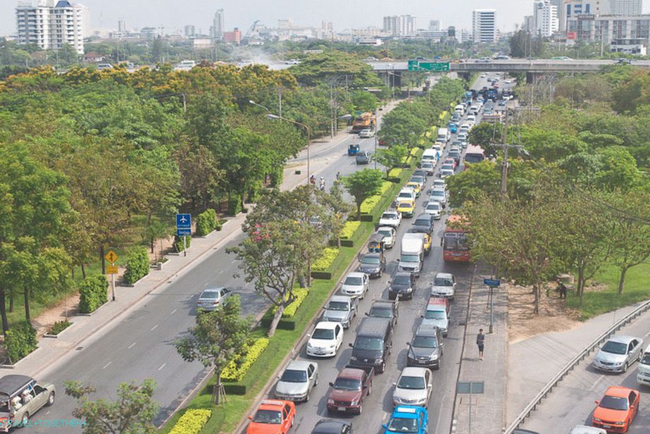 Traffic jams are commonplace