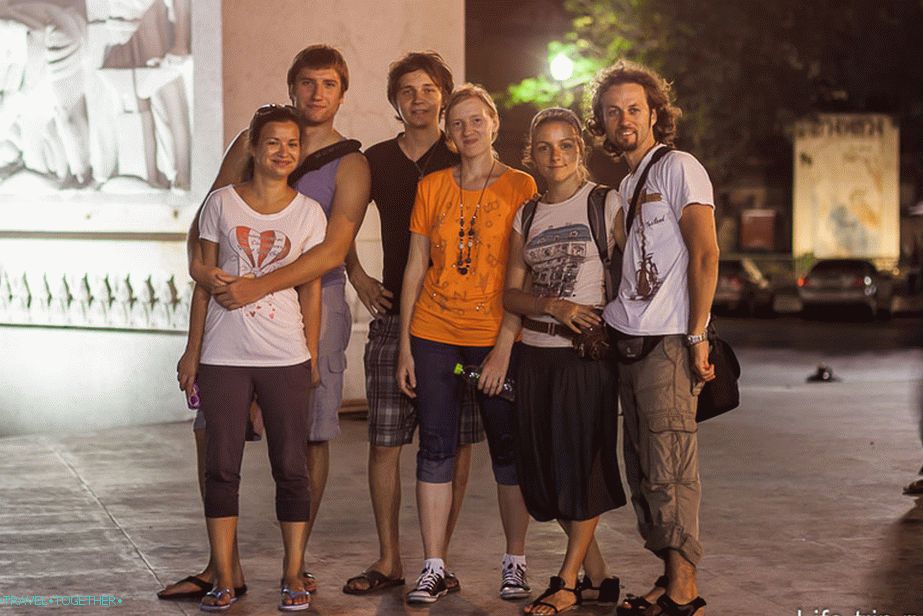 Met friends in Bangkok