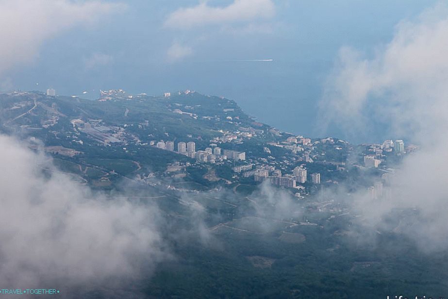 View of Yalta from Ai Petri