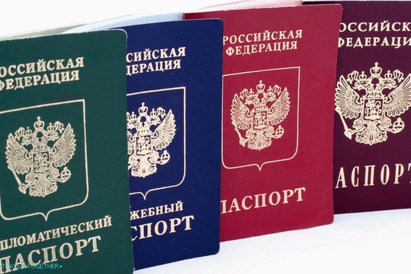 Colors of Passports of Russia