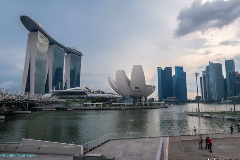 Marina Bay Sands Lookout in Singapore is the most famous
