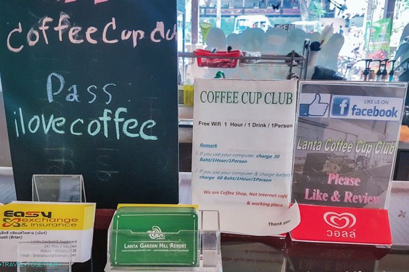 Coffee Cup Club on Lanta - we are not co-working, but a coffee shop