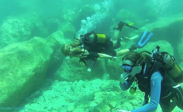 Diving in Corfu