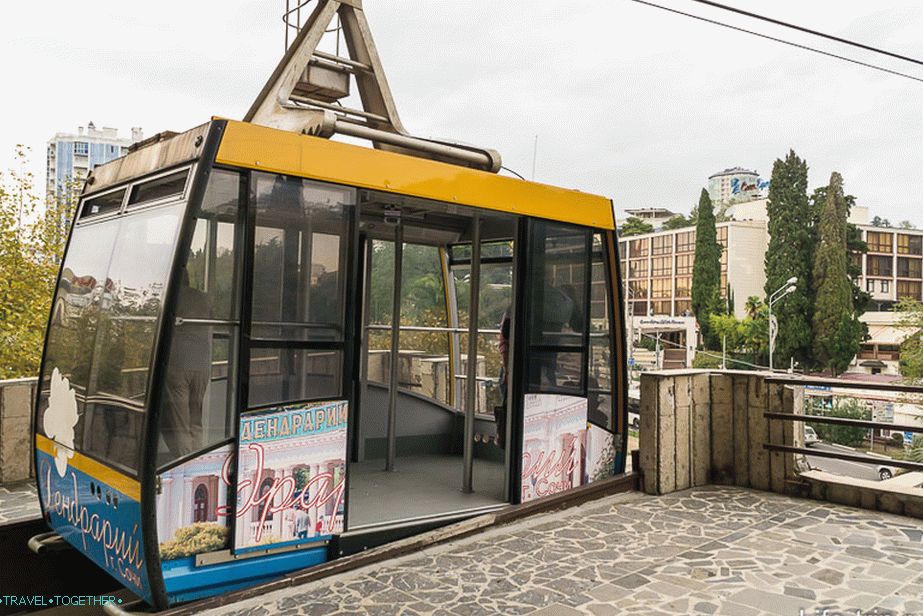 Ropeway in Sochi