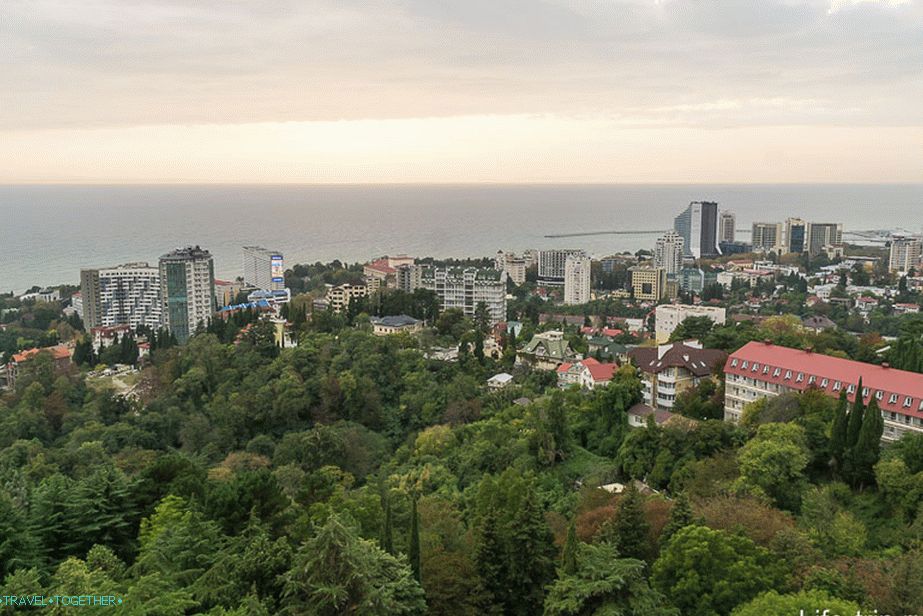 Views of Sochi and surroundings