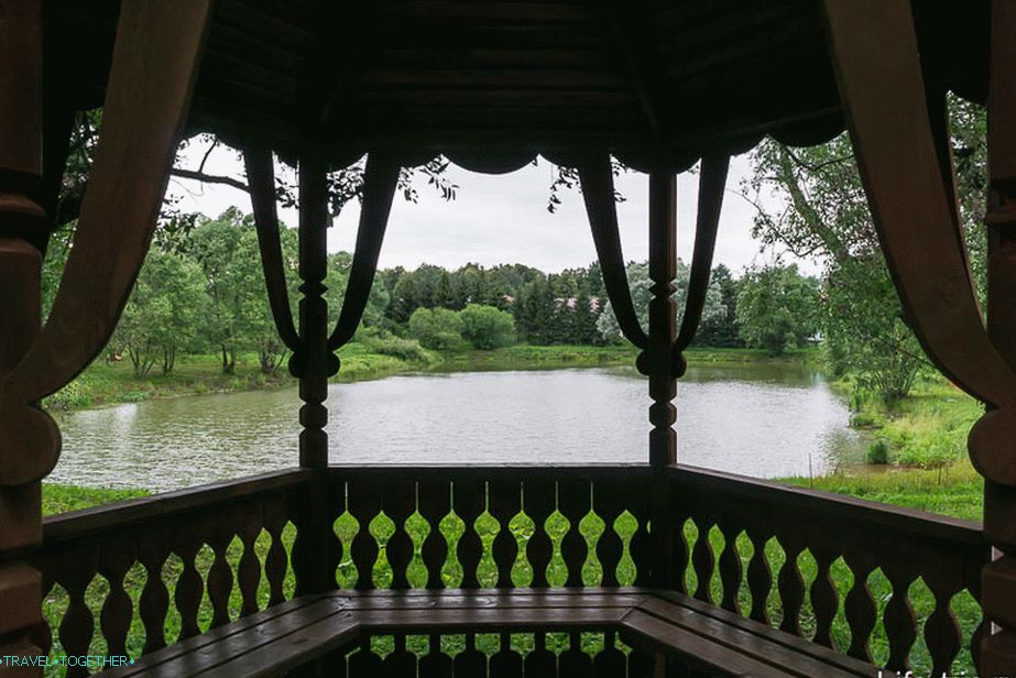 Gazebo overlooking the lake