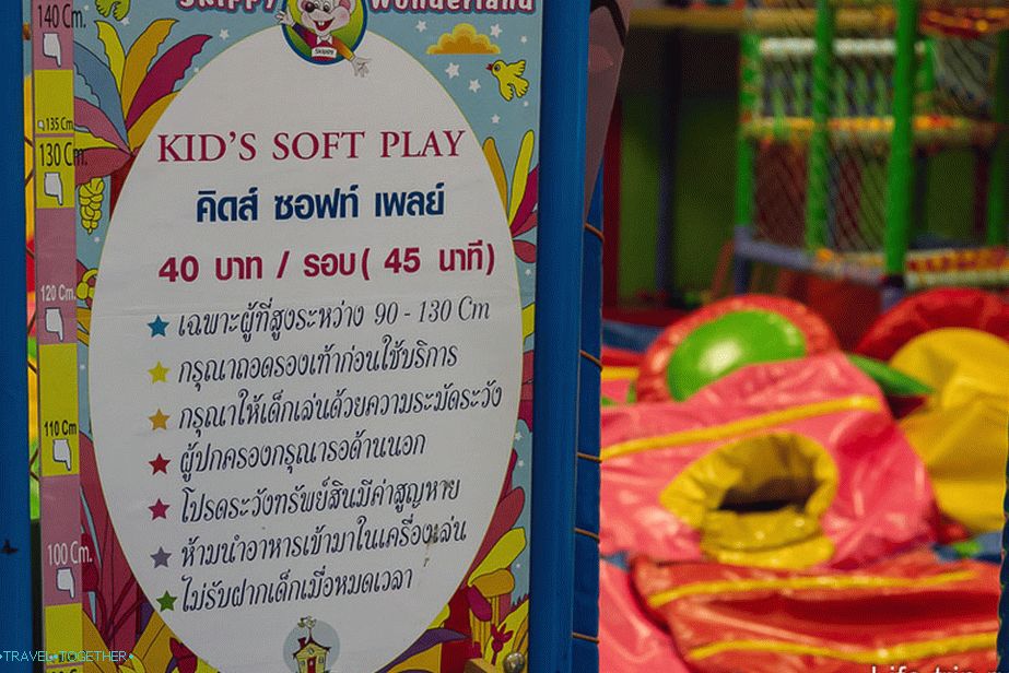 The cost of the playground in the Big C