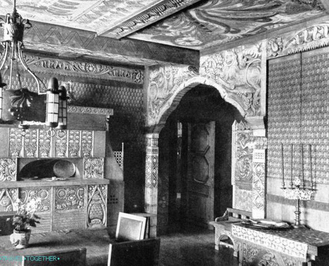 The interior of the time