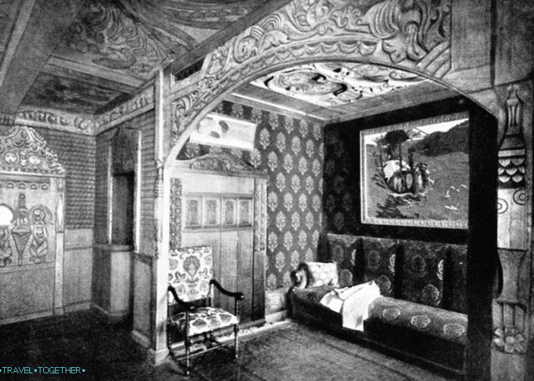 The interior of the time