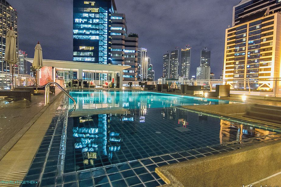Rooftop pool