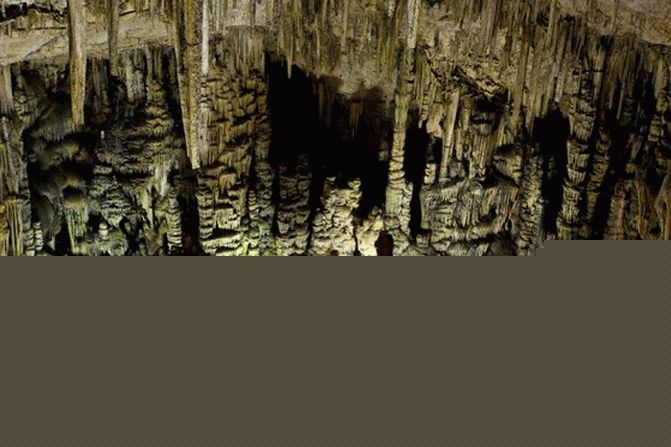 inside the cave of Zeus