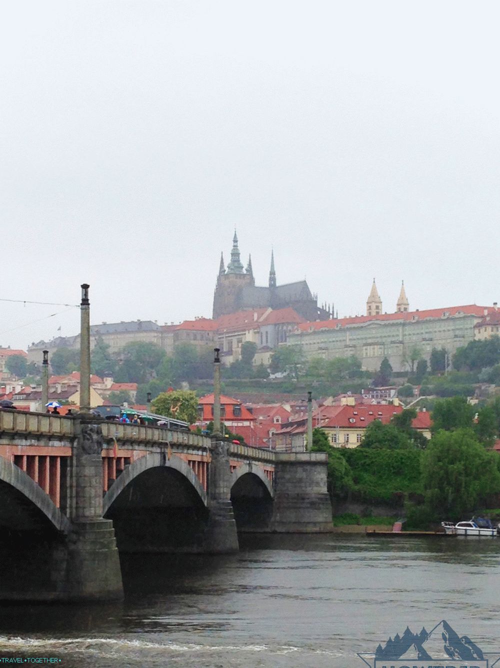 Prague Castle - view from the river