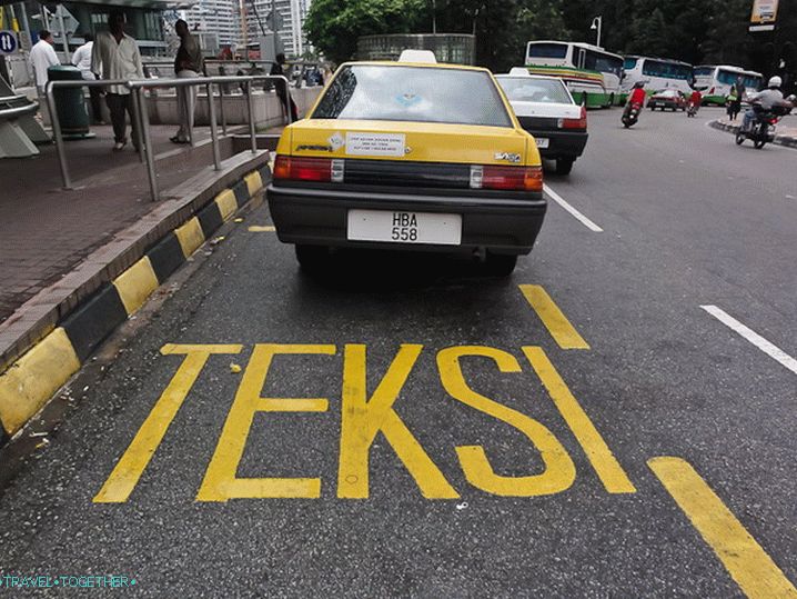 Taxi in Kuala Lumpur