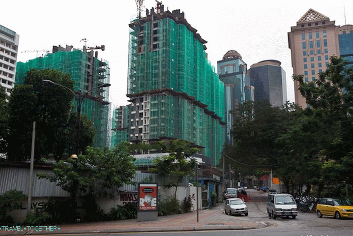 Skyscrapers are built further
