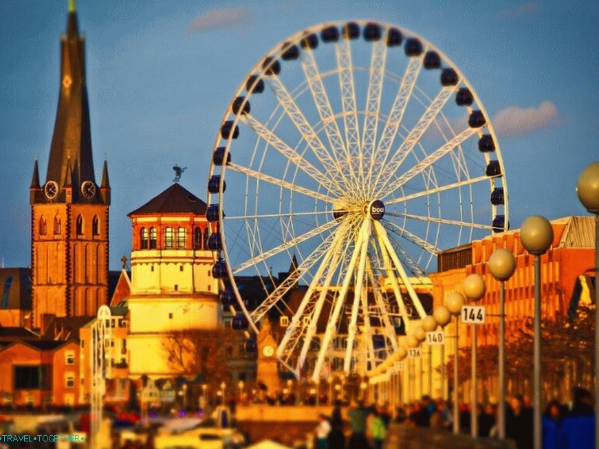 The historic center of Düsseldorf