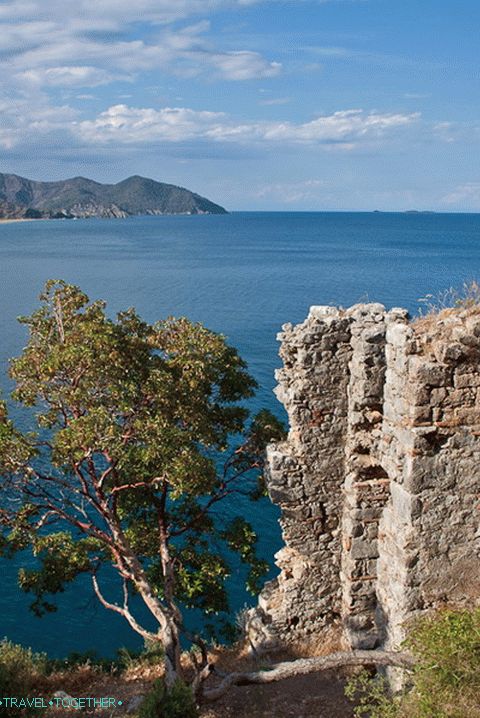 View from the fortress on the sea.