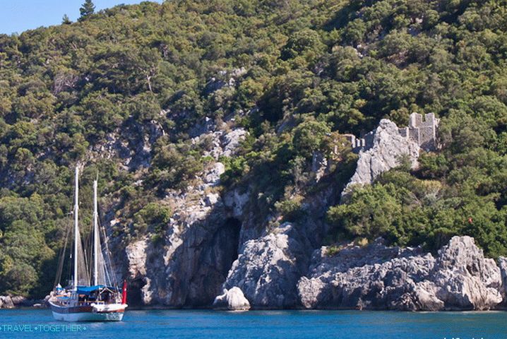 Fortress in the Bay of Olympos.