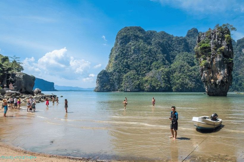 James Bond Island - and the rock, and the big island on which I stand