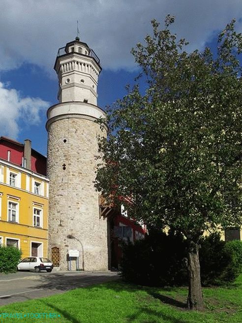 The castle tower of the 16th century