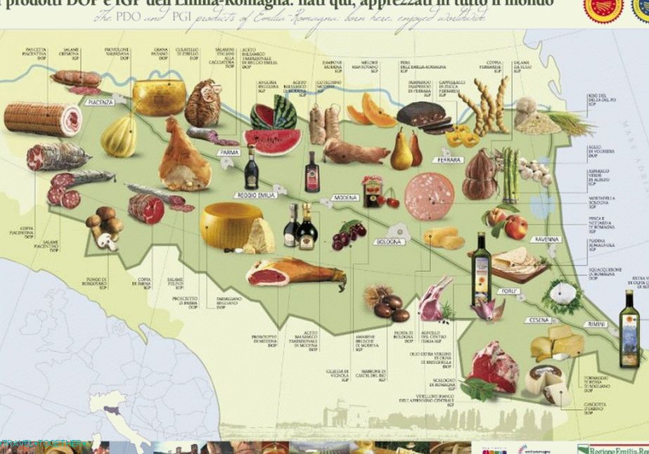 Traditional products of Emilia-Romagna