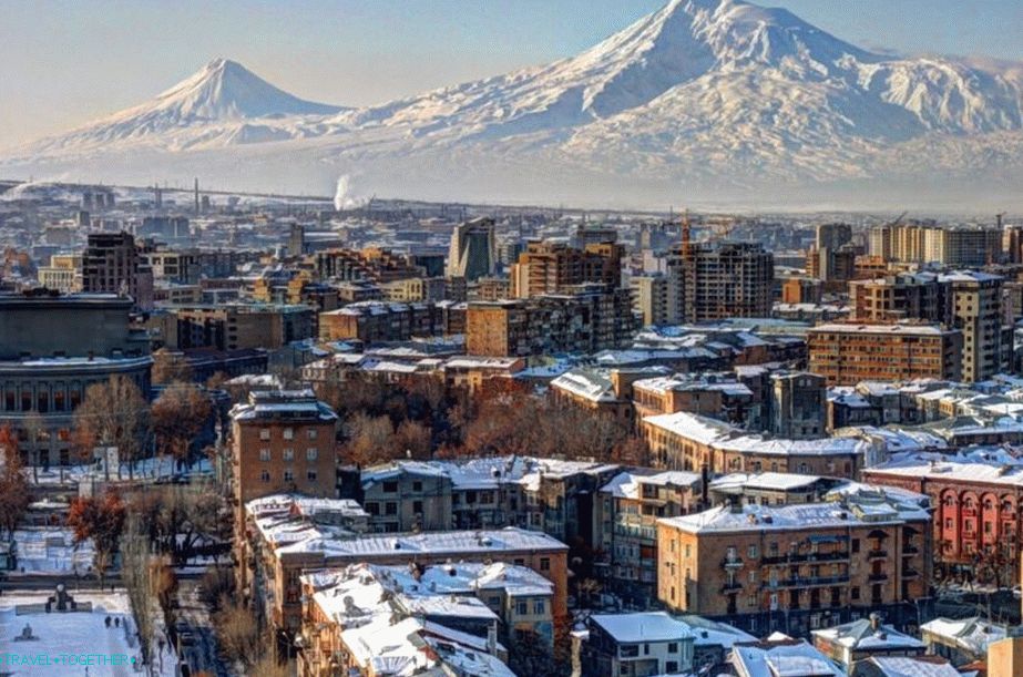 Yerevan in winter