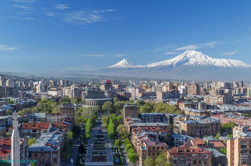 Panorama of Yerevan