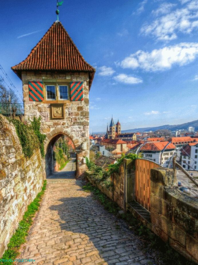 Medieval tower of city fortifications