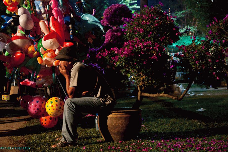 Flower Festival of Thailand, in the park
