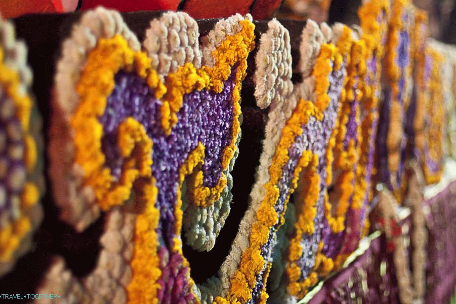 Flower Festival of Thailand, flower mosaic