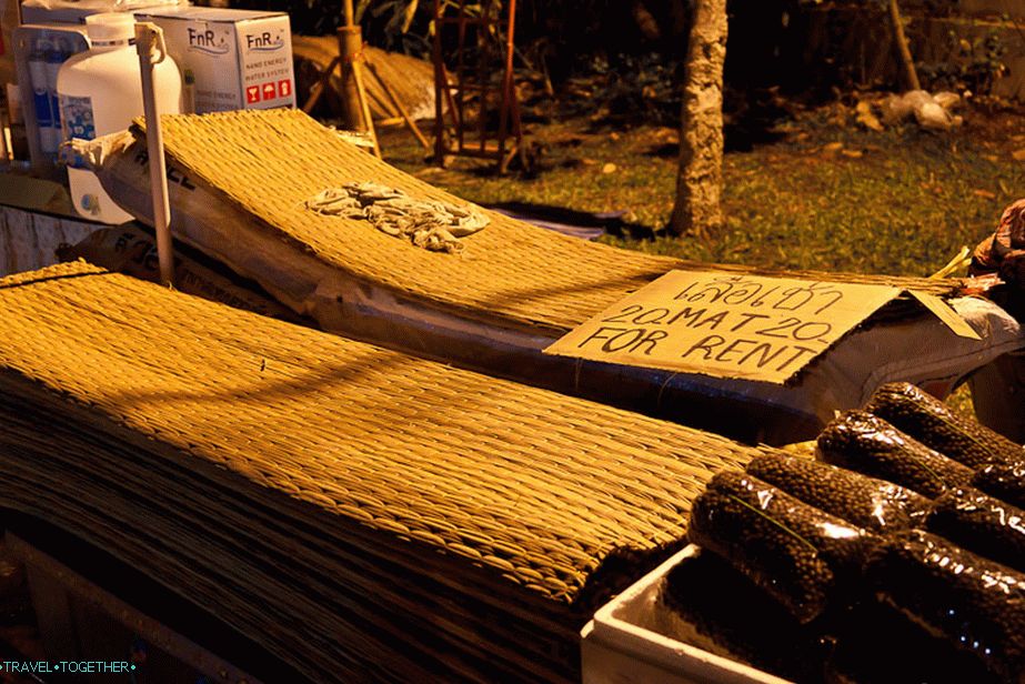 Carpet rental in the park