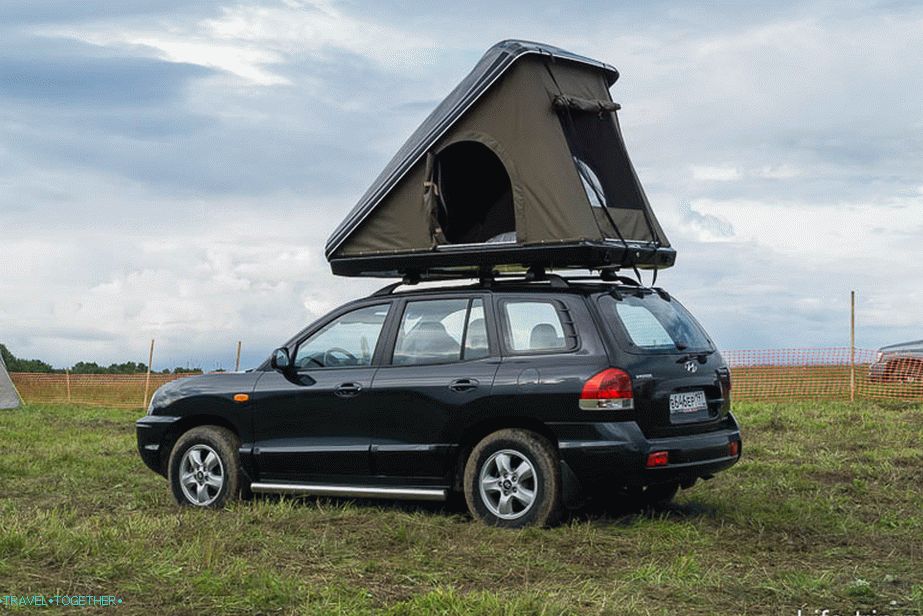 Interesting tent construction