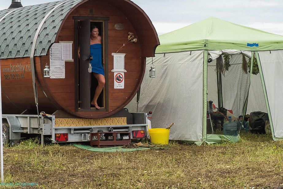 One of the mobile mobile baths