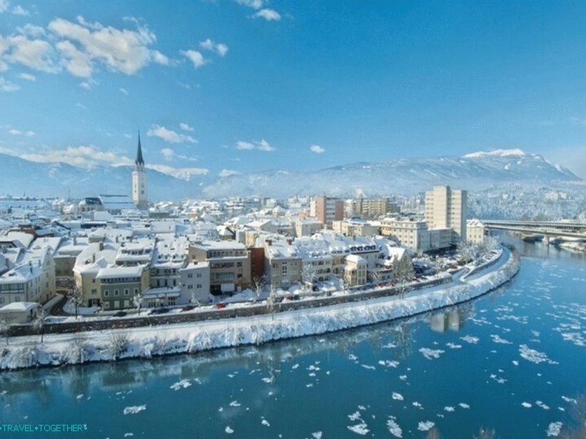 Villach in winter