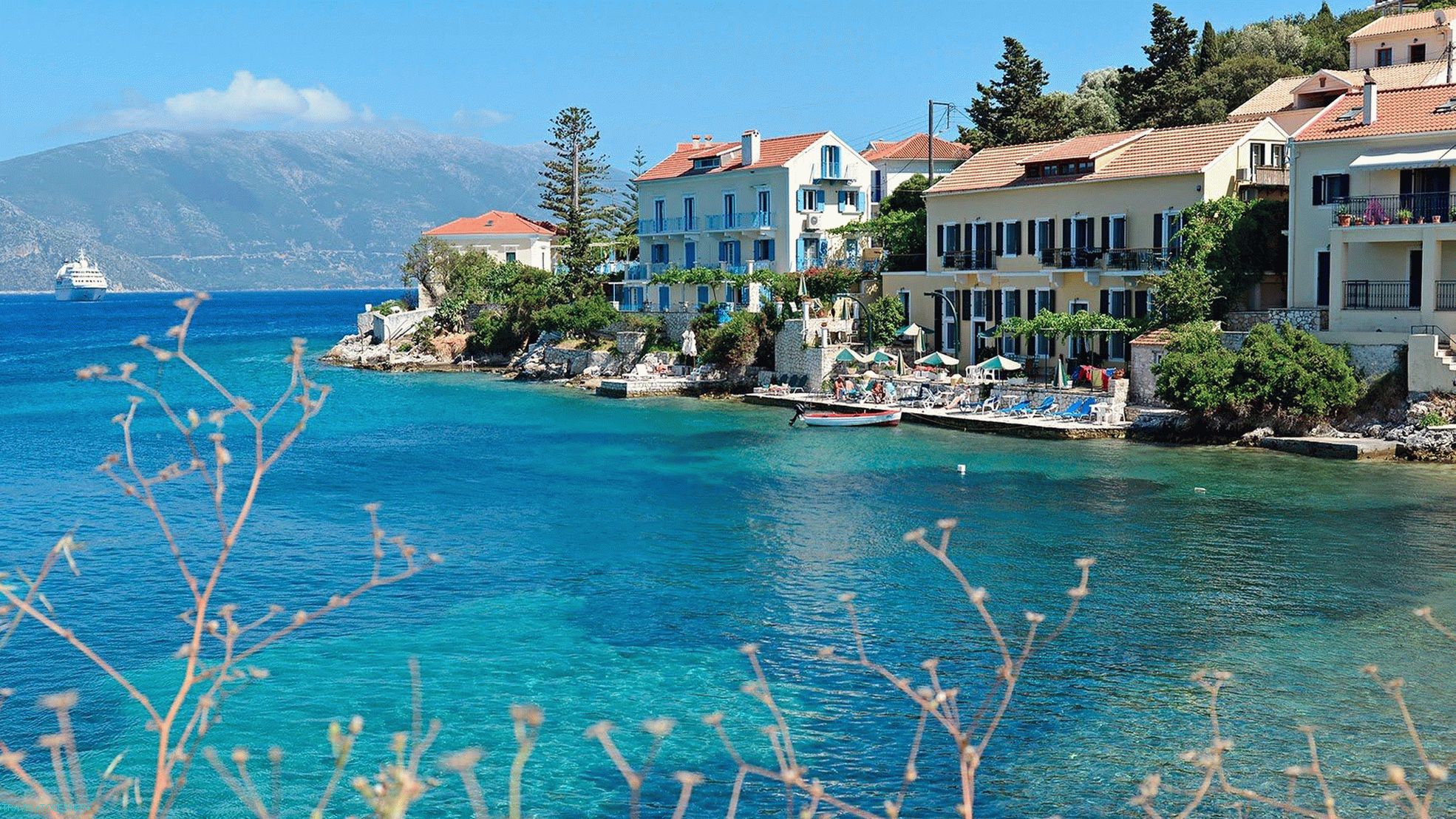 Fiscardo - resort on the island of Kefalonia