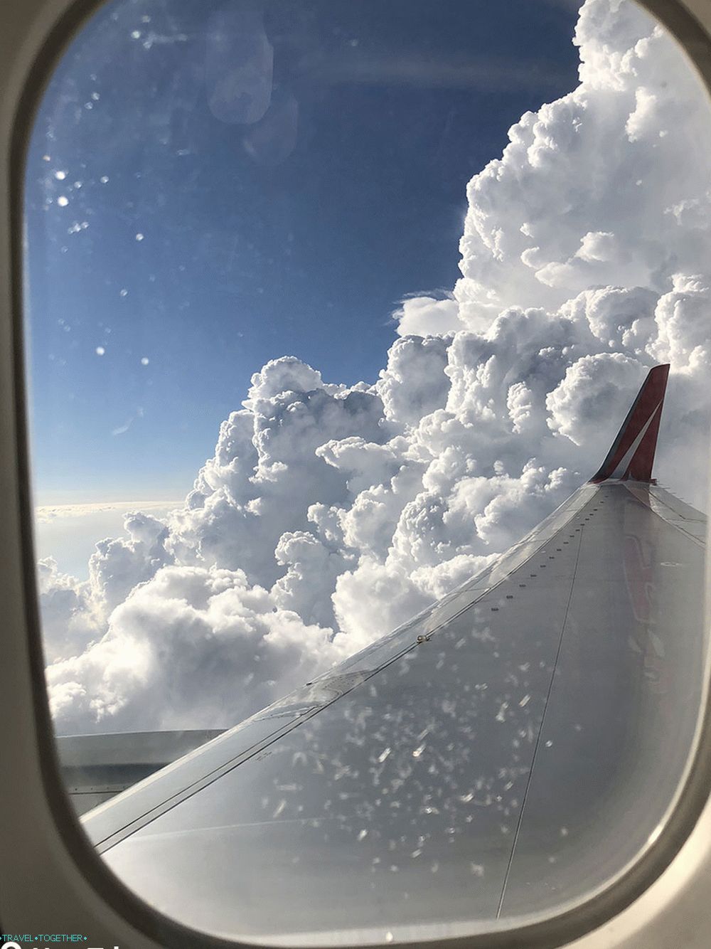 View from the airplane window