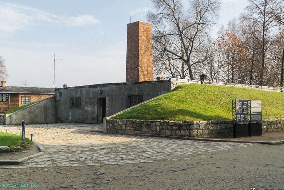 Crematorium in the Auschwitz 1 concentration camp
