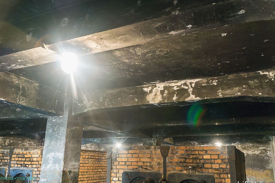 The whole ceiling is black