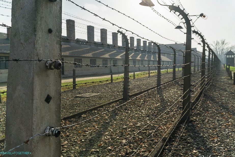 Barbed wire looks terrible even in sunny weather