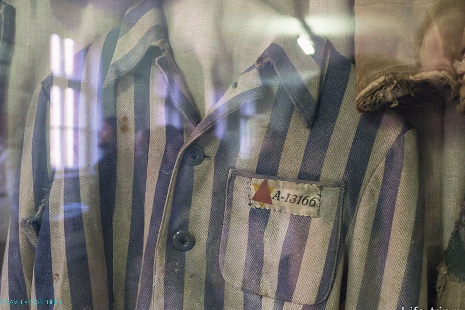 Clothes of prisoners in Auschwitz