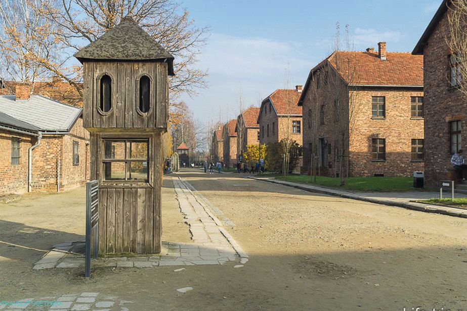 Platz, where prisoners were counted, if someone was missing, could stand for hours in the cold