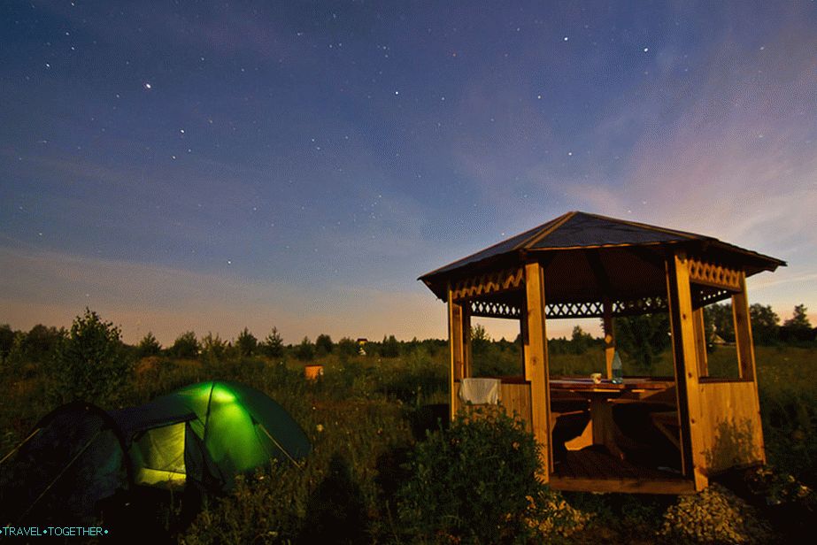 Settlement Glorious, Moscow region. ISO800, 11mm, f2.8, 30sec