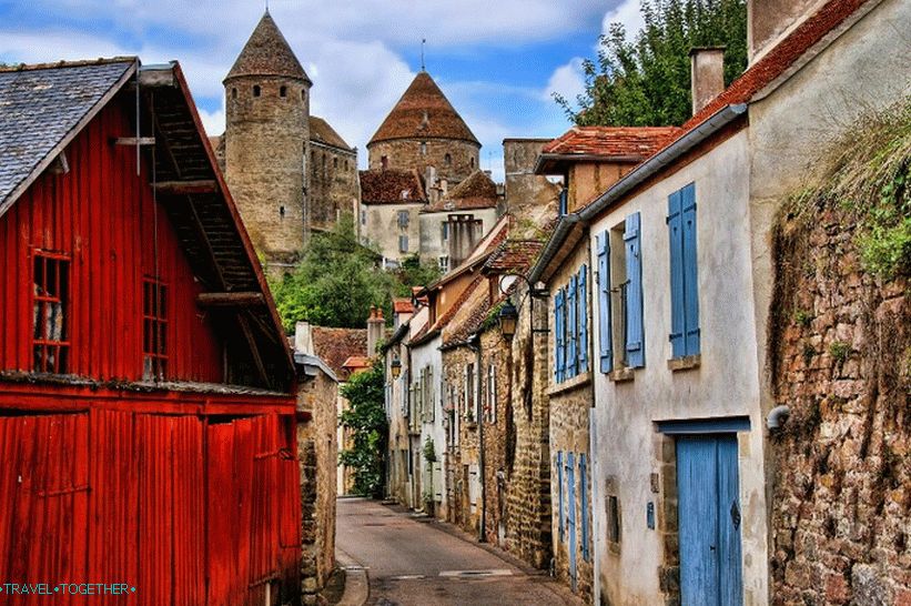 Medieval Town in Burgundy