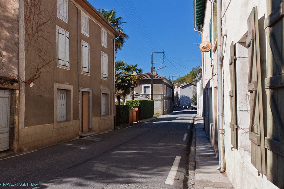 Stone houses with wooden shutters