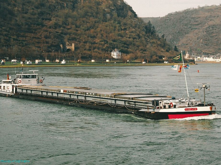Rhine - the largest river in Germany