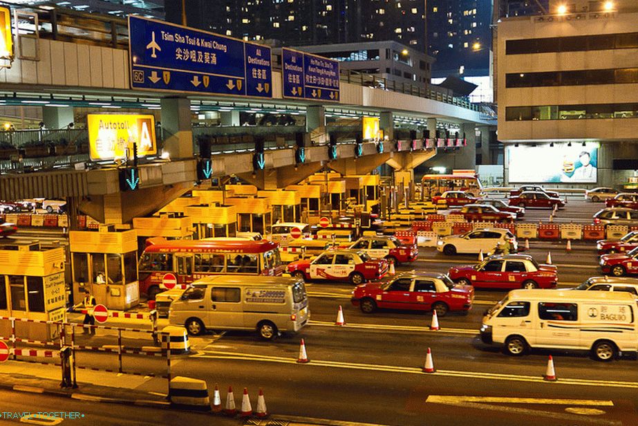 The dominance of taxis in Hong Kong