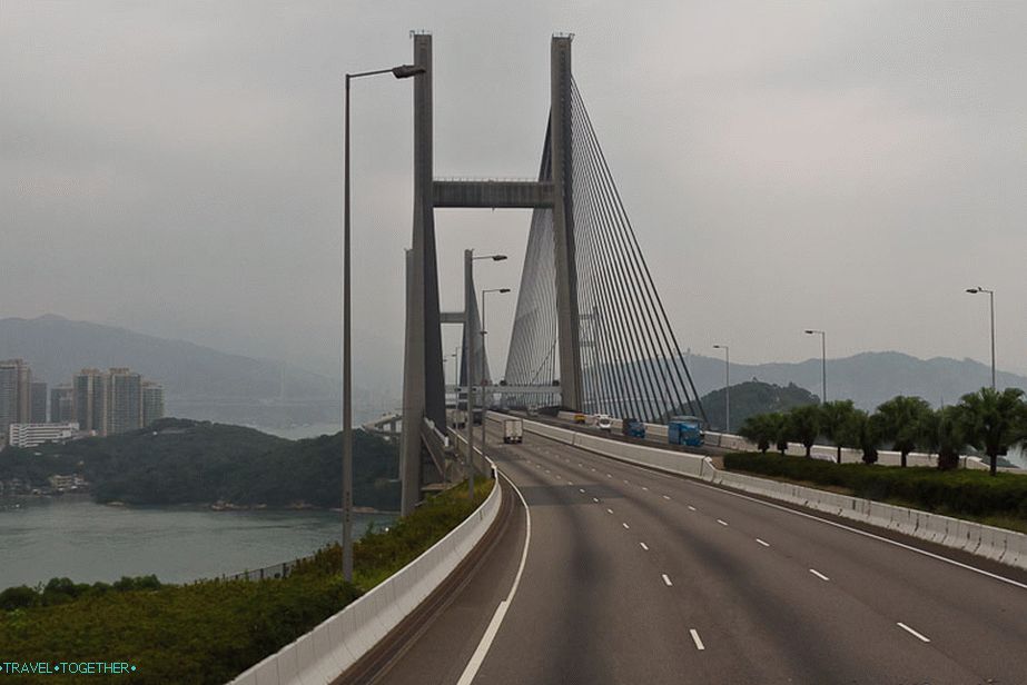 Tsing Ma Bridge is one of the longest bridges in the world